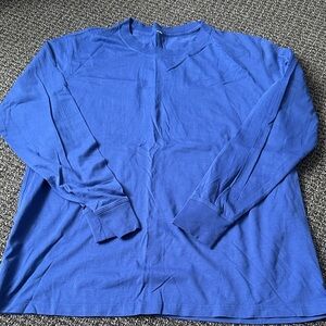 lululemon athletica All yours long sleeve Women's Blue Long Sleeve Tee